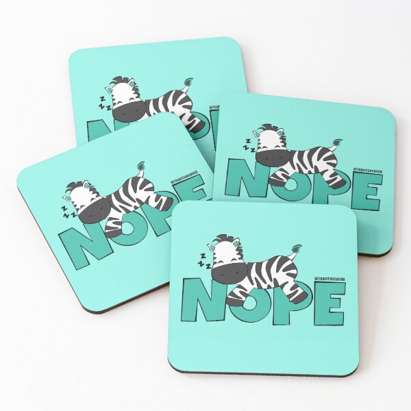 Item preview, Nope Sleeping Zebra, Chronic Illness Rare Disorder Zebra designed and sold by Teamtsunami6.
