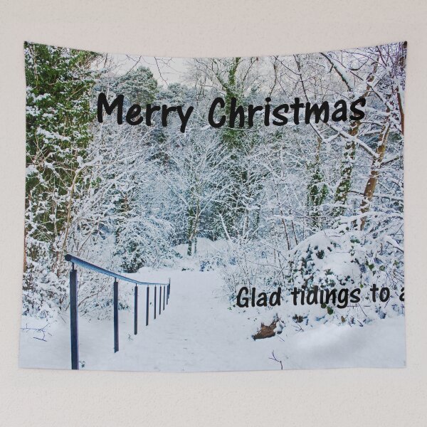 Item preview, Steps in the Snow - Christmas Card designed and sold by tomg.