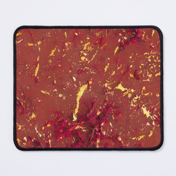Item preview, Gold and Red Pattern designed and sold by Poetic Patterns Studio.
