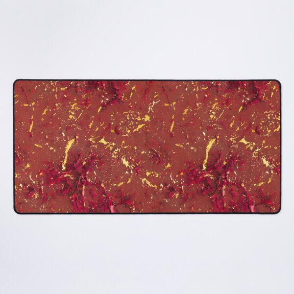 Item preview, Gold and Red Pattern designed and sold by Poetic Patterns Studio.