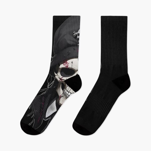 Item preview, Skull head in preppy goth style designed and sold by ElLocoMus.