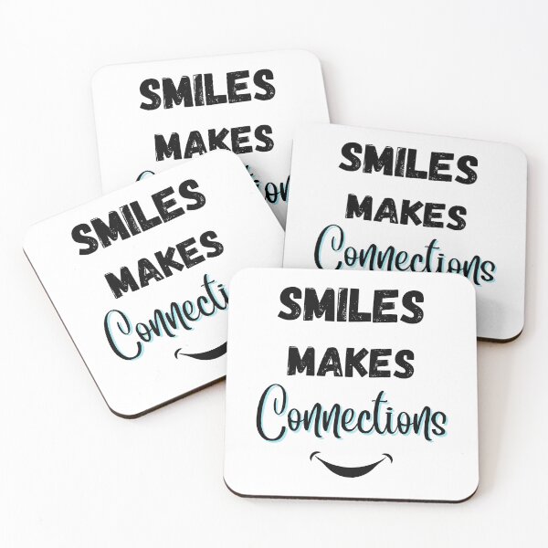 Item preview, Smiles Makes Connections Design designed and sold by JAMTEESHOP.
