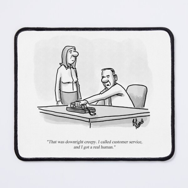 Item preview, Classic Telephone Customer Service Cartoon designed and sold by abbottoons.