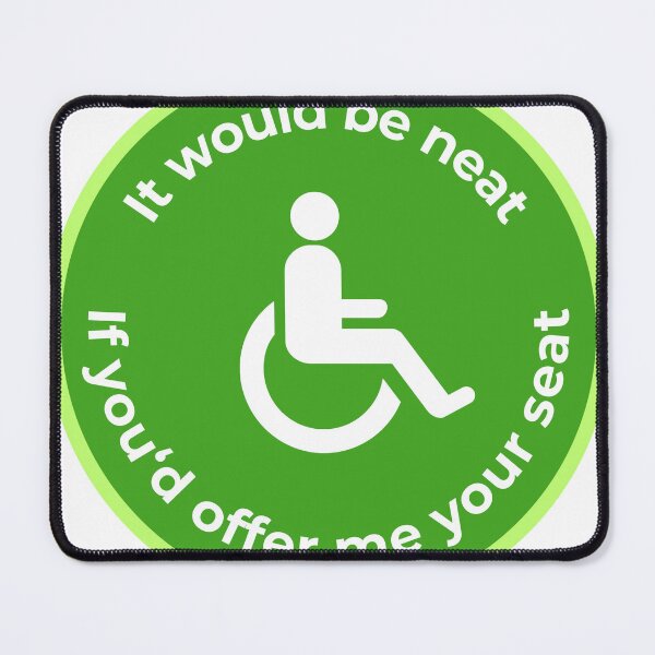 Item preview, Offer Seat - Disability Badge designed and sold by BitofLiz.