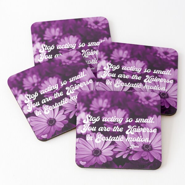 Item preview, Dorm Art - Psychedelic Aesthetic Rumi Poem - Stop acting so small. You are the universe in ecstatic motion. designed and sold by Trish Dish.