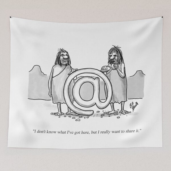 Item preview, Classic Social Media Sharing Cartoon designed and sold by abbottoons.