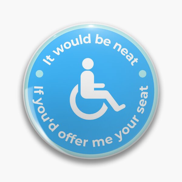 Item preview, Offer me a seat - in blue designed and sold by BitofLiz.