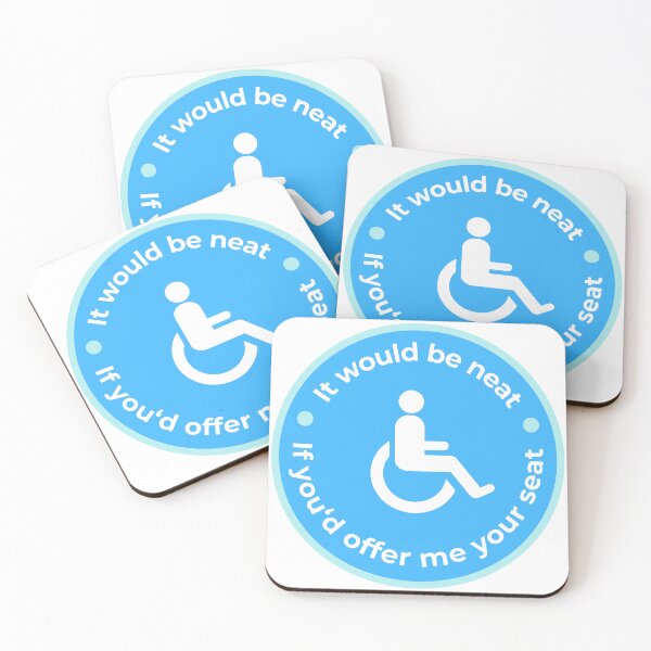Item preview, Offer me a seat - in blue designed and sold by BitofLiz.