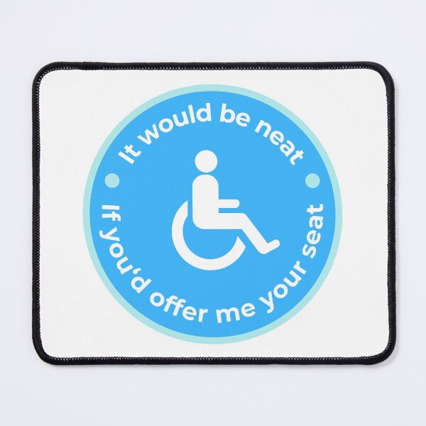 Item preview, Offer me a seat - in blue designed and sold by BitofLiz.