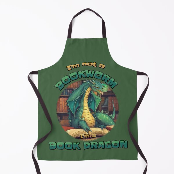 Item preview, I'm not a bookworm, I'm a book dragon (#02)  [Create a set!] designed and sold by SolidEarthArt.