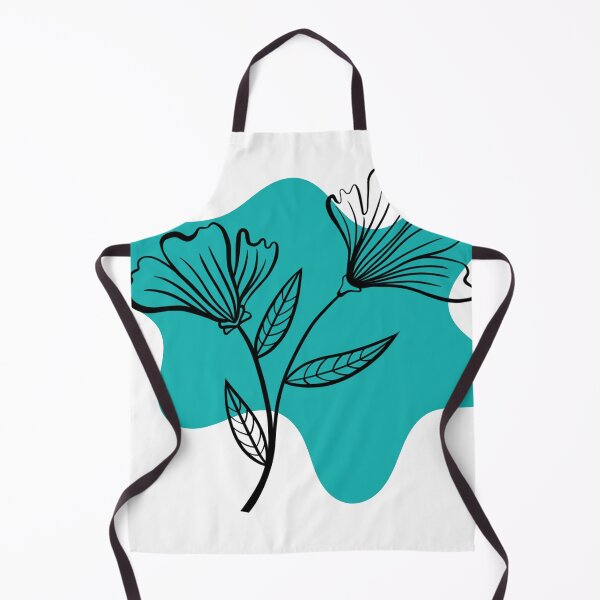 Item preview, Flower blue turquoise background designed and sold by jaquelinedejff.