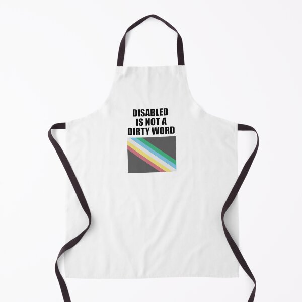 Item preview, Disabled Is Not A Dirty Word - Disability Pride Flag designed and sold by Inspirationmotivation.