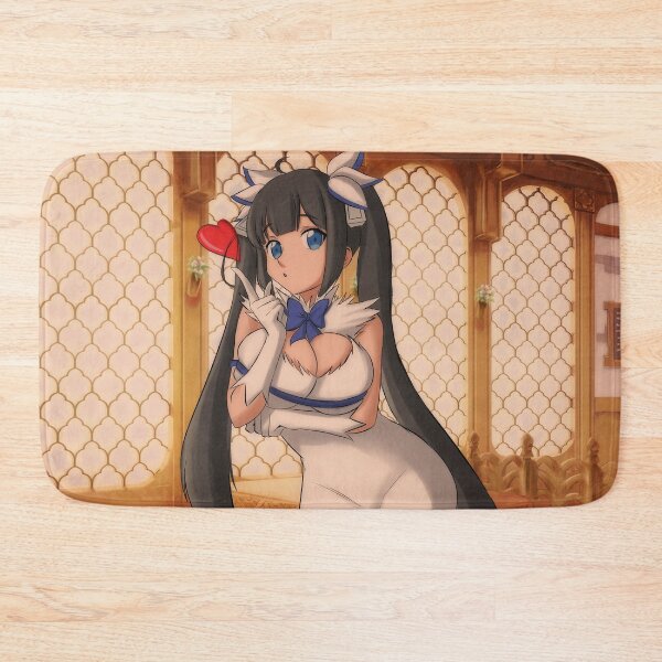 Aperçu de l'œuvre Hestia soufflant un baiser jolie fille anime créée et vendue par MirageGalgamon.