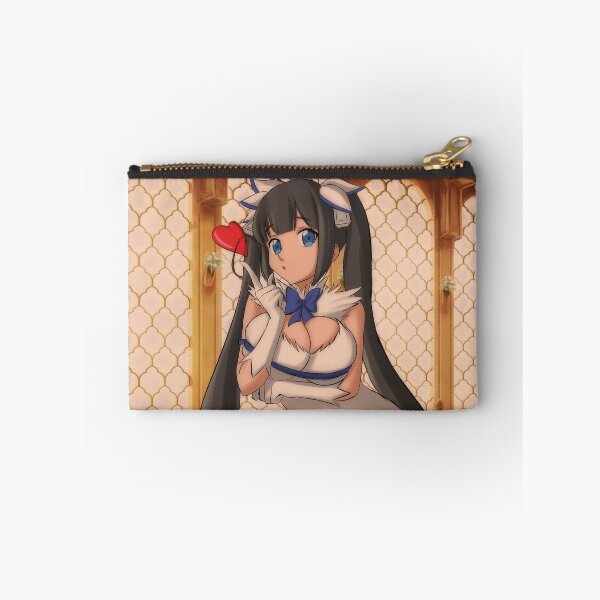 Item preview, Hestia Blowing a kiss cute anime girl designed and sold by MirageGalgamon.