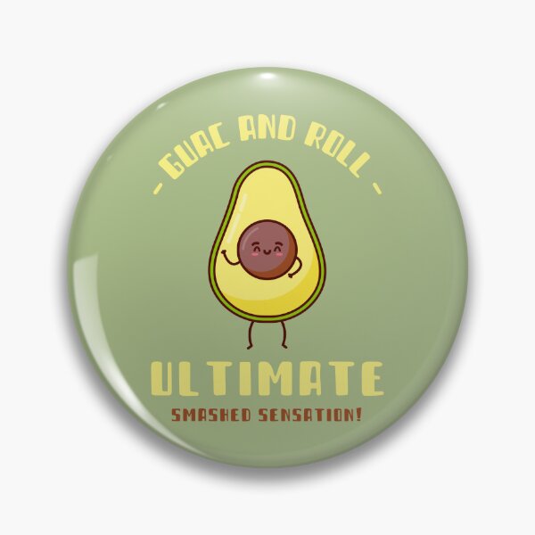 Item preview, Guac and Roll - Ultimate Smashed Sensation! - Funny Avocado Lover Gift designed and sold by lildoodleshirts.