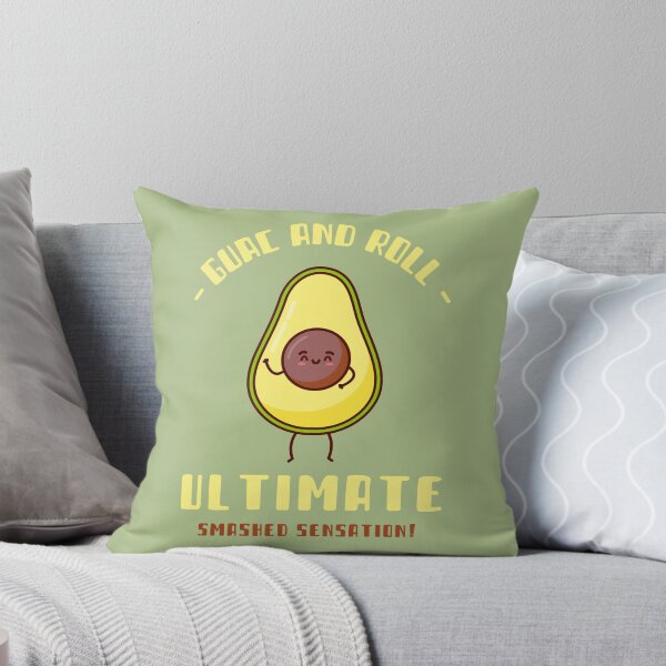 Item preview, Guac and Roll - Ultimate Smashed Sensation! - Funny Avocado Lover Gift designed and sold by lildoodleshirts.