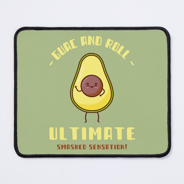 Item preview, Guac and Roll - Ultimate Smashed Sensation! - Funny Avocado Lover Gift designed and sold by lildoodleshirts.