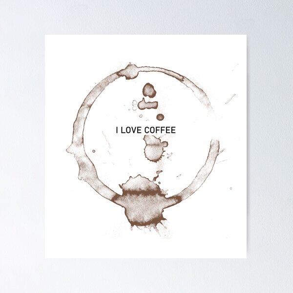 Item preview, I love coffee designed and sold by A&O Boutique.