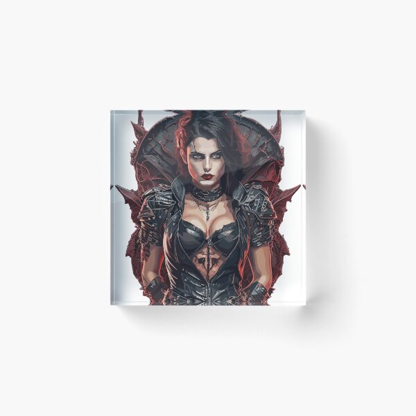 Item preview, Leather Vamp Girl designed and sold by SassysDesigns.