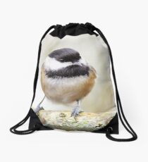 Chickadee Drawstring Bag