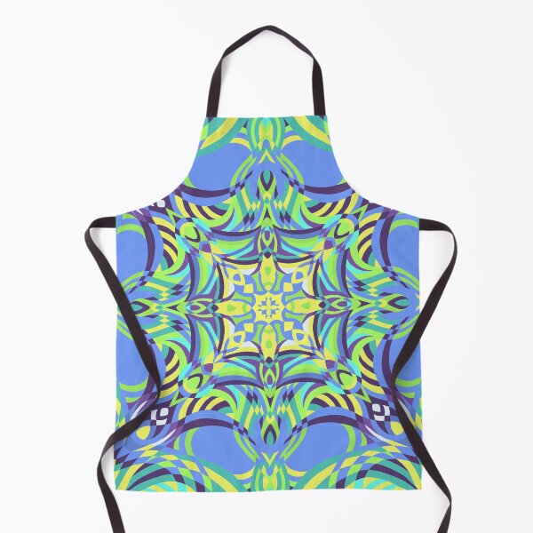 Item preview, Mandala No. 6 (Blue/Green/Yellow) designed and sold by denisebrown.