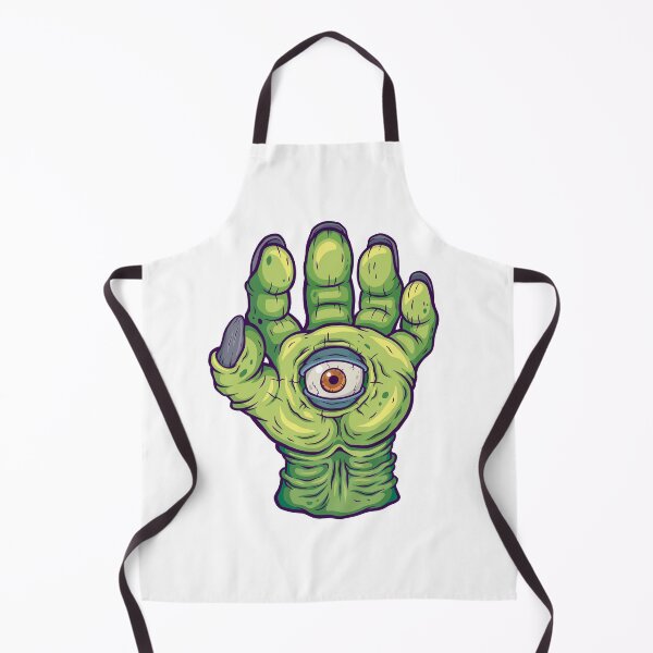 Item preview, Evil Green hand with Eye for Halloween designed and sold by PIXEL POP DESIGNS - Beyond the Norm!.