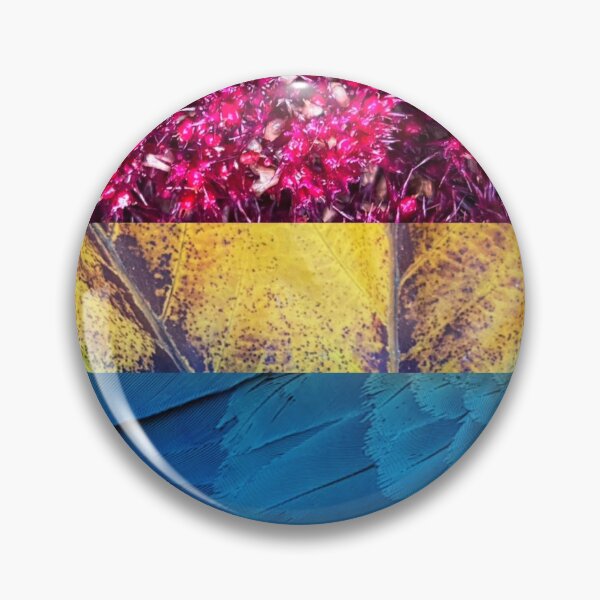 Item preview, Pan pride flag natural patterns - an pan pride flag made from natures colors designed and sold by OZKURO.