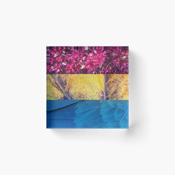Item preview, Pan pride flag natural patterns - an pan pride flag made from natures colors designed and sold by OZKURO.