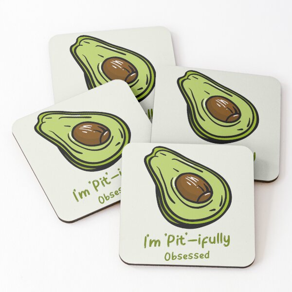 Item preview, I'm 'Pit'-ifully Obsessed - Funny Avocado Addict Lover Gift designed and sold by lildoodleshirts.