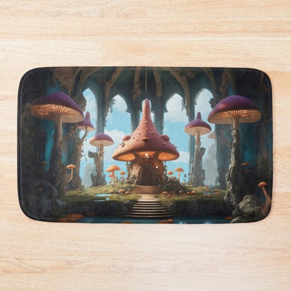 Item preview, Enchanting Mushroom Castle: A Whimsical Fungal Fantasy 31 designed and sold by TheTechnoCanvas.