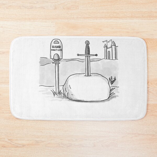 Item preview, Classic Covid Pandemic Excalibur Cartoon designed and sold by abbottoons.