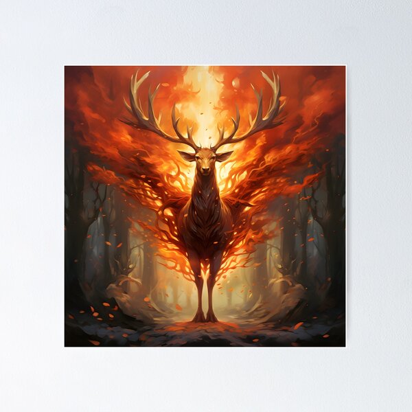 Item preview, Fusión etérea - Sylvan Phoenix designed and sold by MystiCanvas.