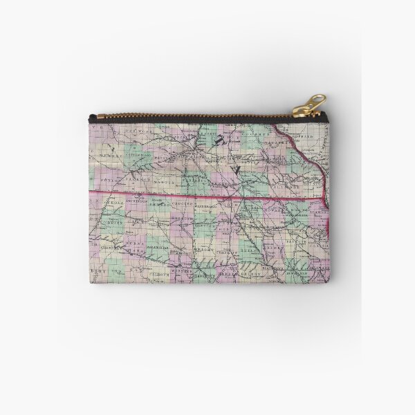 Item preview, Vintage Minnesota & Iowa Railroad Map (1873) designed and sold by BravuraMedia.