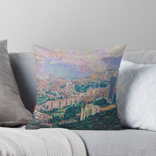 Item preview, HONG KONG BAY FROM VICTORIA PEAK 1973 designed and sold by ArtbyRolleen.