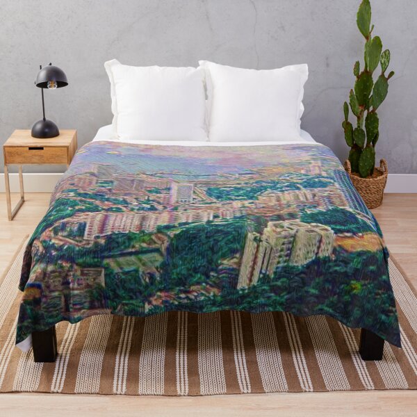 Item preview, HONG KONG BAY FROM VICTORIA PEAK 1973 designed and sold by ArtbyRolleen.