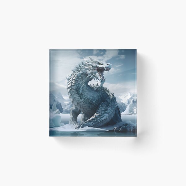 Item preview, Frozen Majesty - Arctic Serpent  designed and sold by MystiCanvas.