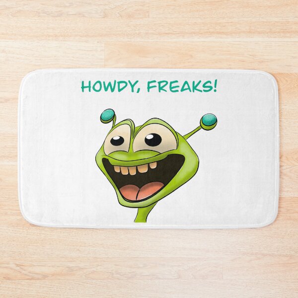 Item preview, Howdy, Freaks! Green Alien designed and sold by Top Dog Tees.