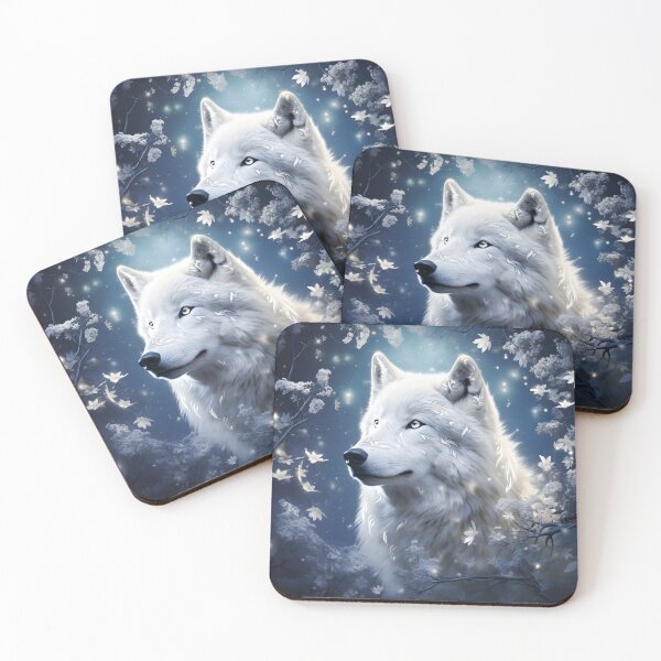 Item preview, Moonlit Guardian - Lunar Wolf  designed and sold by MystiCanvas.