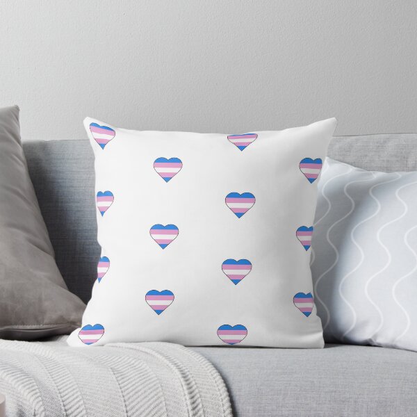Item preview, Trans Flag Hearts  designed and sold by Mammons-Goldie.