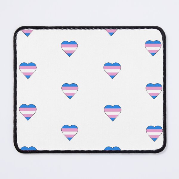 Item preview, Trans Flag Hearts  designed and sold by Mammons-Goldie.
