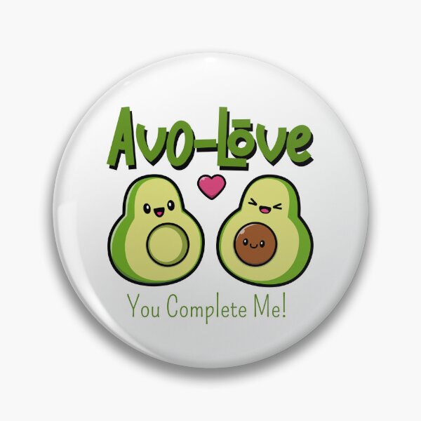 Item preview, Avo-Love: You Complete Me! - Funny Avocado Addict Lover Gift designed and sold by lildoodleshirts.