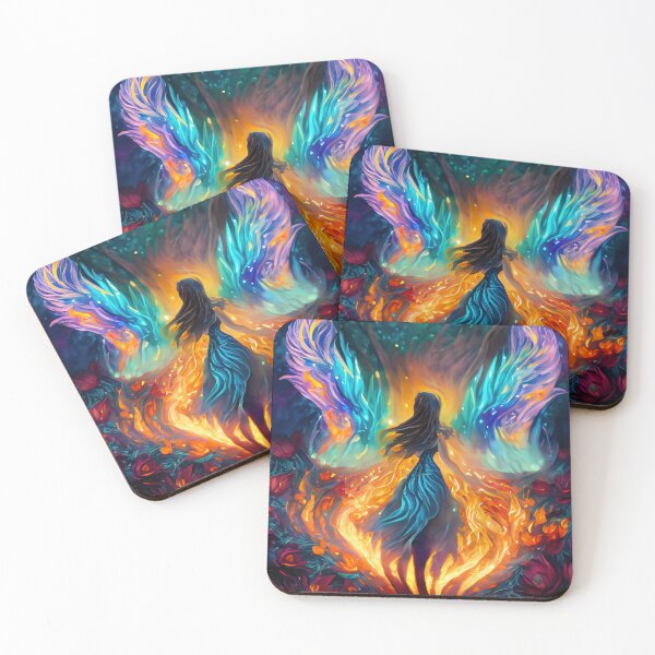 Item preview, Floral Ember: The Blossoming Fyre Faery designed and sold by LunaLush.