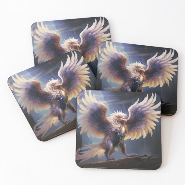 Item preview, Wings of the Cosmos - Celestial Griffin Fine  designed and sold by MystiCanvas.