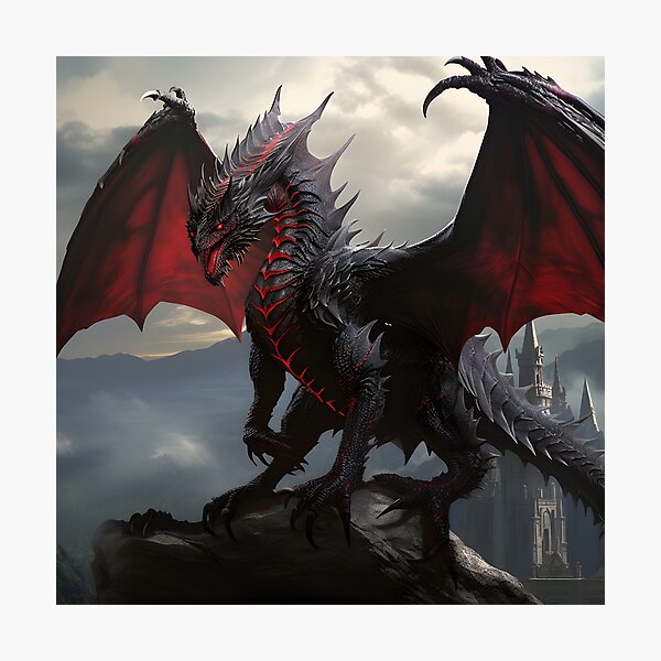 Item preview, Mysteries Unleashed - Shadowwing Wyvern  designed and sold by MystiCanvas.