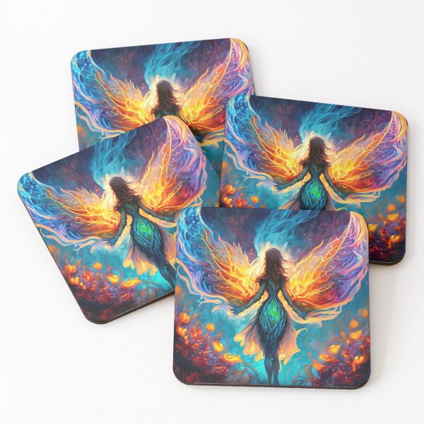 Item preview, Mystic Pyroclasm: The Fiery Fyre Faery designed and sold by LunaLush.