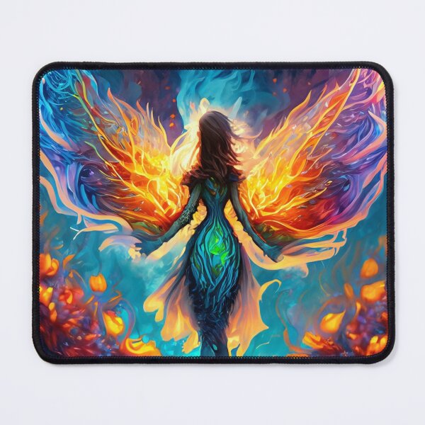 Item preview, Mystic Pyroclasm: The Fiery Fyre Faery designed and sold by LunaLush.
