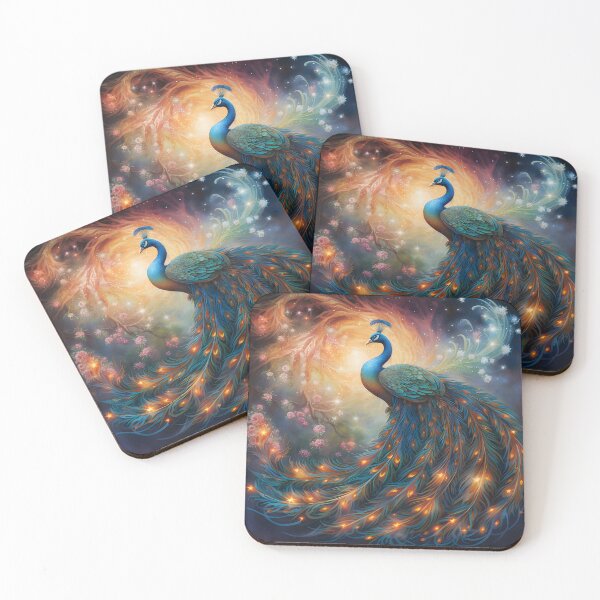 Item preview, Celestial Soar - Sylvan Phoenix in Cosmic Tapestry  designed and sold by MystiCanvas.