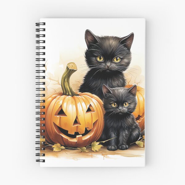 Item preview, Halloween Black Cats and Pumpkin designed and sold by Juliascutecornr.