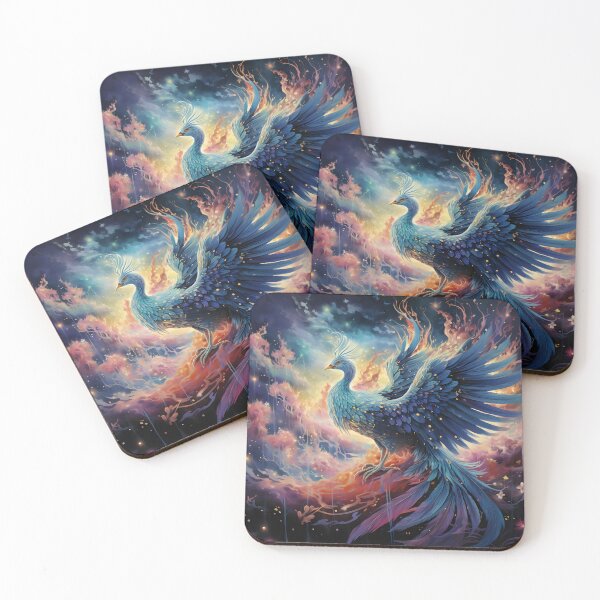 Item preview, Nebula's Embrace - Sylvan Phoenix in Celestial Realm  designed and sold by MystiCanvas.