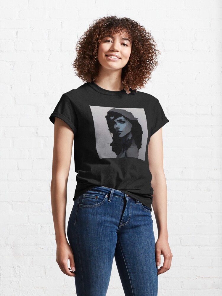 Thumbnail 4 of 7, Classic T-Shirt, Blue as the Night designed and sold by StudioDestruct.